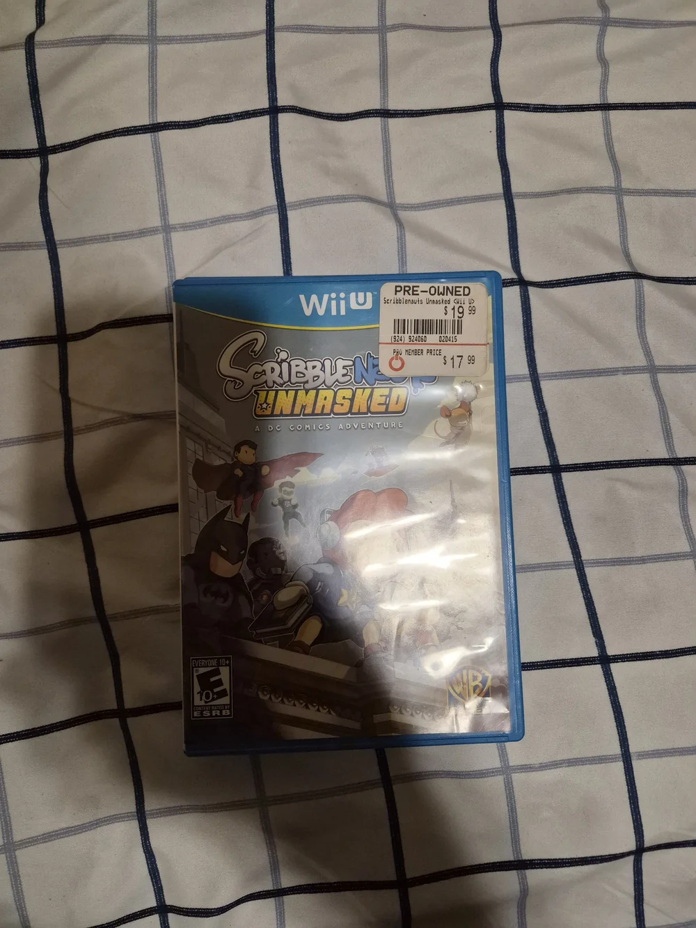 Microsoft Wii U LEGO Game Case Set with White Spines and Blue Trim